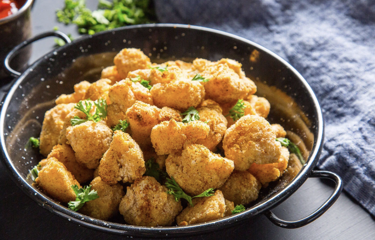 Vegan Popcorn Chicken