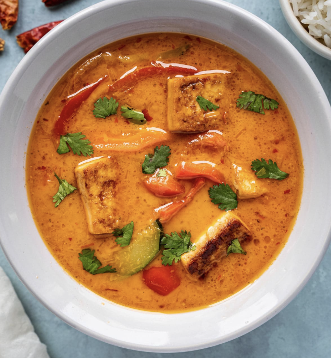 Vegan Stir Fry with Red curry Paste