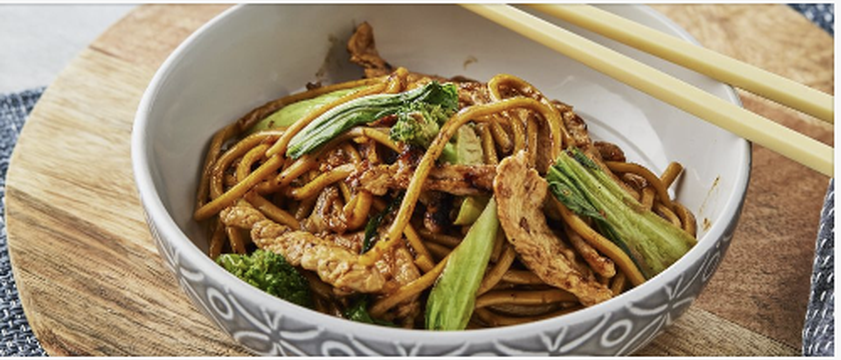 (LN) Bangkok noodles with Vegies and Tofu (Available on 11:00 am - 2 pm Mon-Fri only)